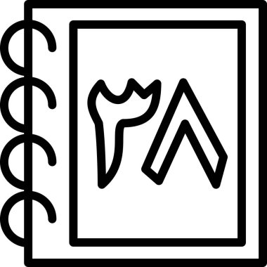 Hastane. Web simgesi basit illüstrasyon