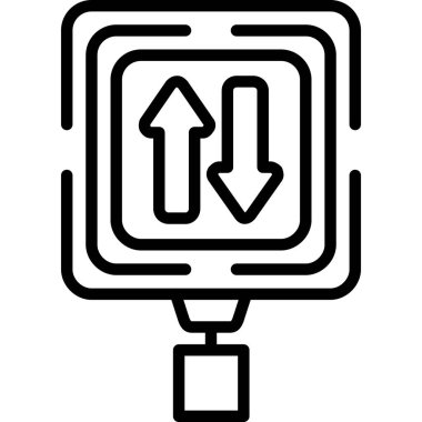 ok simgesi vektör illüstrasyonu