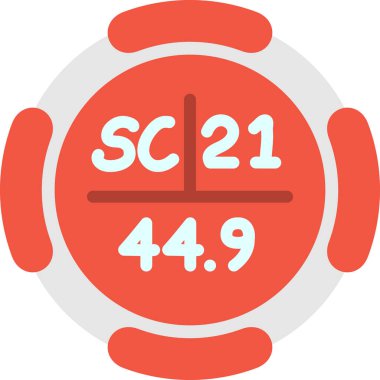 Kronometre simgesi, vektör illüstrasyonu