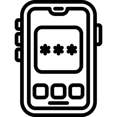 cep telefonu simgesi, basit biçim