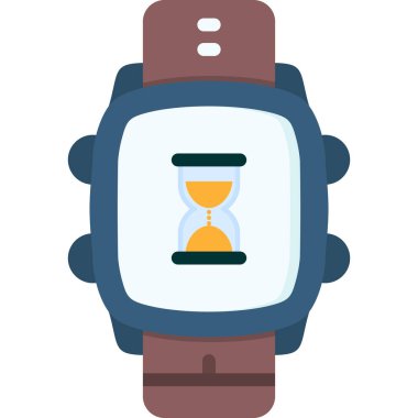 smartwatch simgesi, vektör illüstrasyonu