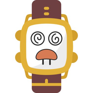 Alarm saati, illüstrasyon, beyaz arkaplan üzerindeki vektör