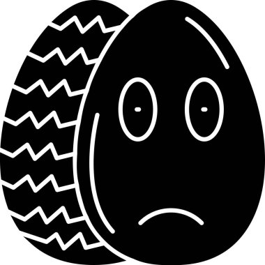 Yumurta. Web simgesi basit illüstrasyon