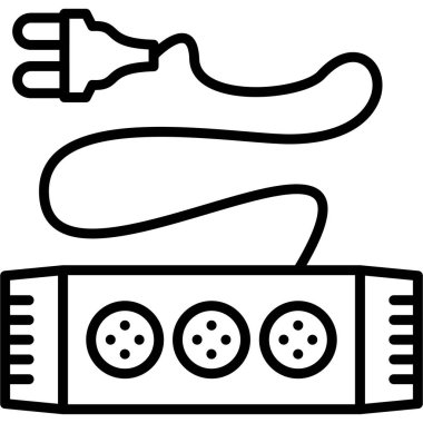 Fiş. Web simgesi basit illüstrasyon