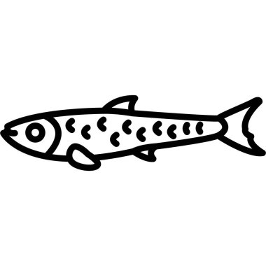 Çizgi film balıklarının vektör çizimi