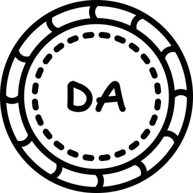 Kumarhane çipleri ana hatları vektörü. poker çipi