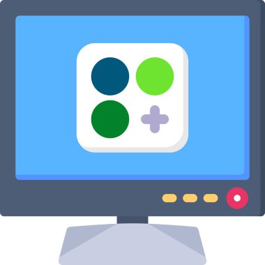 oyun denetimi oynatma vektörü simgesi