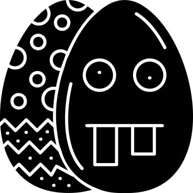 Yumurta. Web simgesi basit tasarım