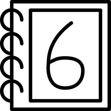 Beyaz arkaplanda takvim simgesi, vektör illüstrasyon tasarımı