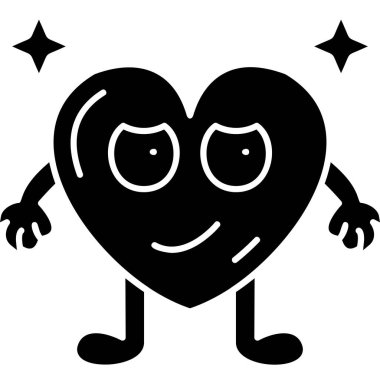 kalp vektör çizim seviyorum