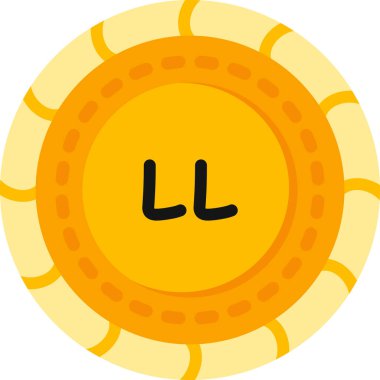 Bir sikkevektör illüstrasyon