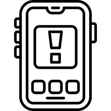 Telefon simgesi vektör illüstrasyonu