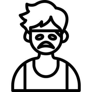 Erkek ikonu, taslak biçimi