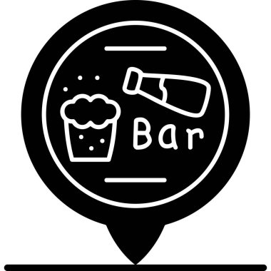 Alkol bardağı. vektör illüstrasyonu