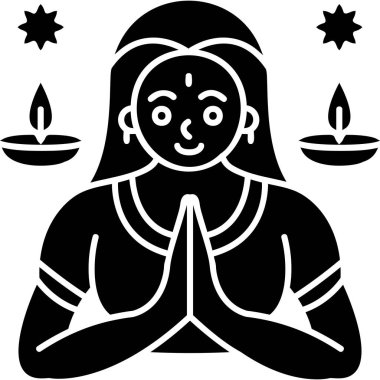 Kadın ve Buda, illüstrasyon