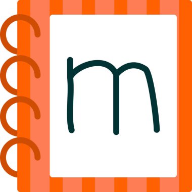 Alfabe. Web simgesi basit illüstrasyon