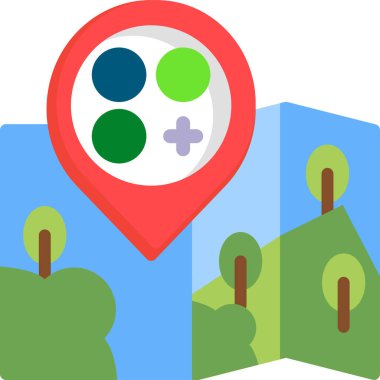 harita gps konum simgesi