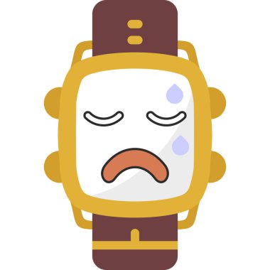 soğuk renkli çizgi film robotu