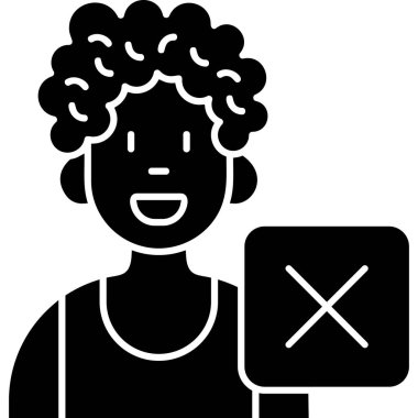 avatar. Web simgesi basit illüstrasyon