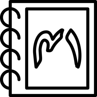 kitap simgesi, vektör illüstrasyonu