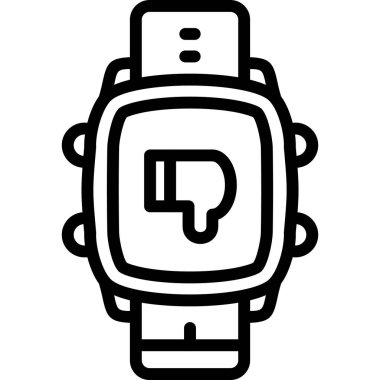 izle simge vektör illüstrasyonu