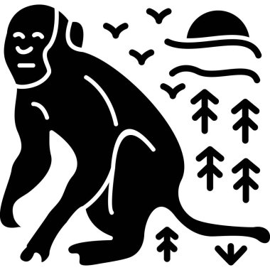 maymun maymun maymun simgesi