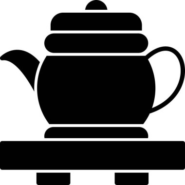 Çaydanlık içecek ikonu