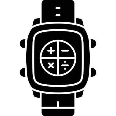 saat simgesi, vektör illüstrasyonu