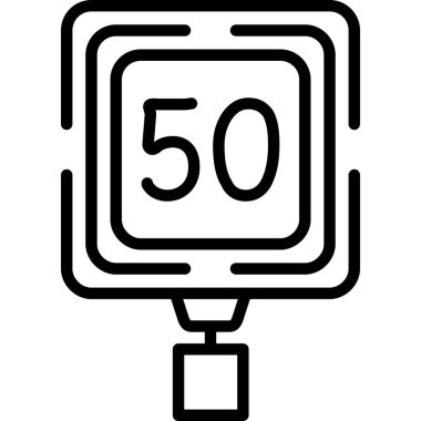 5 g metre simgesi. Beyaz arkaplanda izole edilmiş web tasarımı için 5 metre seviye vektör simgesinin basit gösterimi