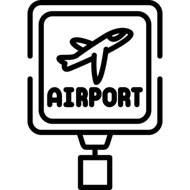 Havaalanı simgesi, basit biçim