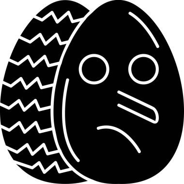 yumurta yüz ifadesi simgesi