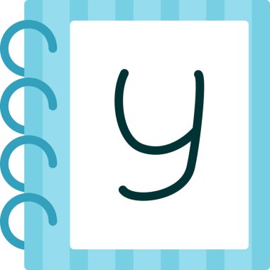 alfabe alfabesi v harfi, vektör illüstrasyonu