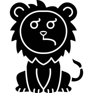 Kızgın aslan emojisi ifadesi