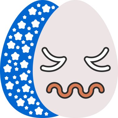 Paskalya yumurtası. Basit resimleme