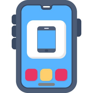 cep telefonu vektör simgesi