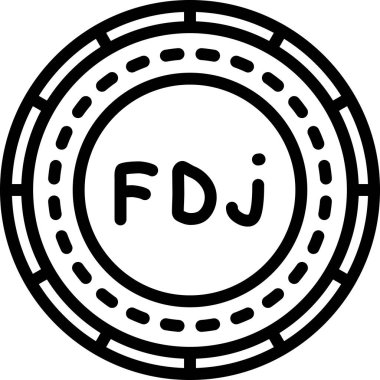 Modern bir simgenin vektör illüstrasyonu