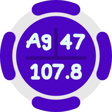 Bir ölçüm saatinin modern bir simgesinin vektör çizimi