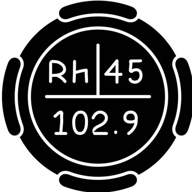 Saat. Web simgesi basit illüstrasyon