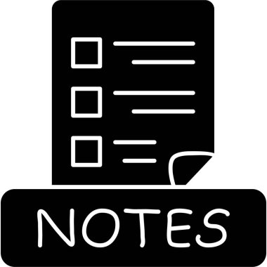 not vektör simgesi. Web sayfası ve mobil tasarım illüstrasyonu