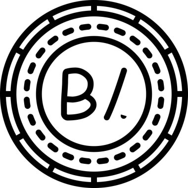 Bozuk para. Web simgesi basit illüstrasyon