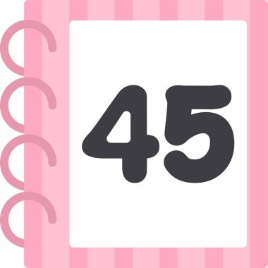 45. gün dönümü simgesi, 4 yıllık doğum günü