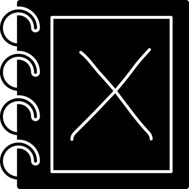 kitap simgesi, vektör illüstrasyonu