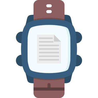 Akıllı Saat simgesi, düz stil