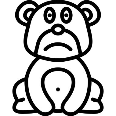 Şirin küçük bebek, vektör çizimi