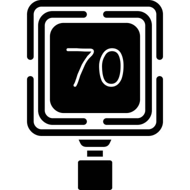 Çizgi film simgesinin vektör çizimi