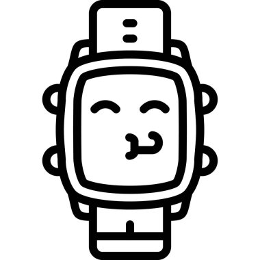 Çizgi film karakterinin vektör çizimi