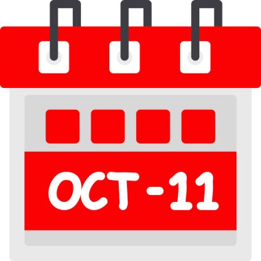 11 Ekim ikonlu takvim