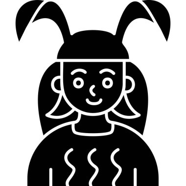 Şeytan. Web simgesi basit illüstrasyon