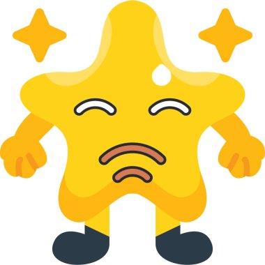 üzgün emoji simgesi simgesi - özet biçimi