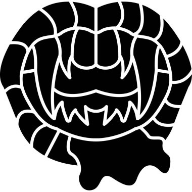 Çizgi film kaplumbağasının vektör çizimi